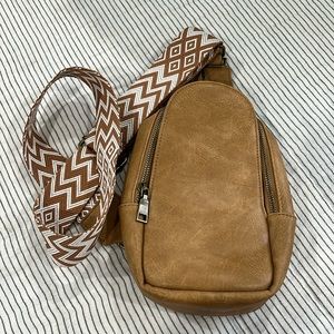 Pink Lily Sling purse